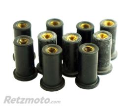 RTZ Insert/ecrou caoutchouc M6x12.5mm
