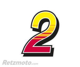 MALOSSI Jeu de 2 stickers ��2�� MALOSSI Enko 4 - 15,7X19 cm