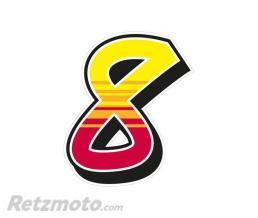 MALOSSI Jeu de 2 stickers ��8�� MALOSSI Enko 4 - 16X19 cm