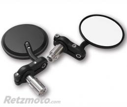 BRAZOLINE Paire de r�troviseurs embouts de guidon - NOIR