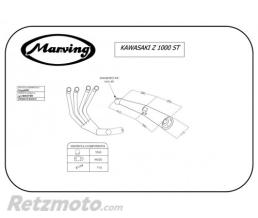 Ligne complete Marving 4/1 Kawasaki Z1000 ST '79-82