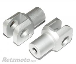 BRAZOLINE Pattes de fixations de repose-pieds RACING - MODELE AVANT ET ARRIERE SUZUKI