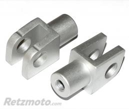 BRAZOLINE Pattes de fixations de repose-pieds RACING - MODELE AVANT ET ARRIERE SUZUKI