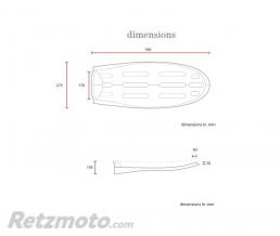 Selle adaptable BMW R45/75/80/100 twin shock noire 