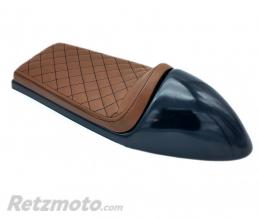 Selle moto style caf� racer marron 