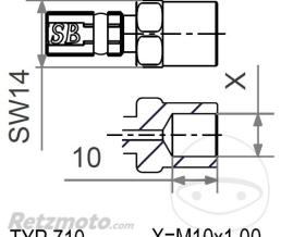 JMP- Filetage int�rieur fixe Vario