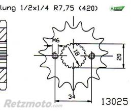 ESJOT Pignon TT Esjot Lightweight