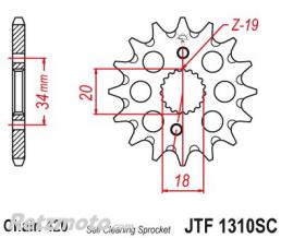 ESJOT Pignon TT Esjot Lightweight
