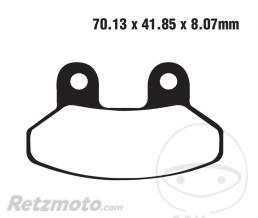 EBC Plaquette de frein Carbon Scooter EBC