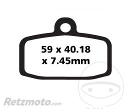 EBC Plaquette de frein Sinter R EBC