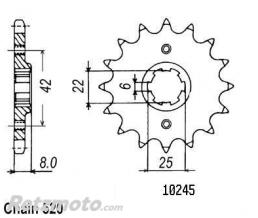 ESJOT Pignon TT Esjot