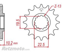 ESJOT Pignon TT Esjot Lightweight