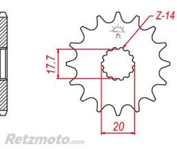ESJOT Pignon TT Esjot Lightweight