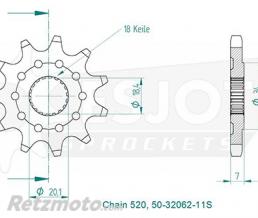 ESJOT Pignon TT Esjot Lightweight