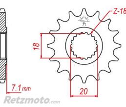 ESJOT Pignon TT Esjot Lightweight