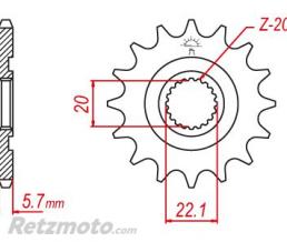 ESJOT Pignon TT Esjot Lightweight