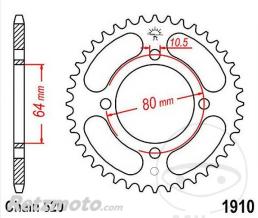 JT SPROCKETS Couronne 32 Dents Pas 520