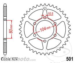 JT SPROCKETS Couronne 35 Dents Pas 630