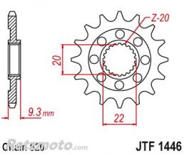 ESJOT Pignon TT Esjot