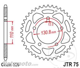 JT SPROCKETS Couronne 45 Dents Pas 520