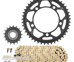 DID Kit chaine - BMW 1000 s r 2021> 525 17x45 (diam couronne 119/140/12.5)