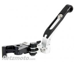 Kit Leviers de Frein et d'Embrayage CNC R�glables et Repliables - Anodis�s Noir KAWASAKI GTR 1400 - KAWASAKI ZZR 1400 ABS