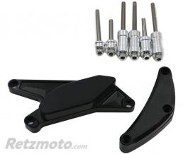 SIFAM Kit Protection de Carters CNC Anodis�s Noir GSX-R 600/750 2006-2010 Gauche et Droit