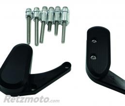 SIFAM Kit Protection de Carters CNC Anodis�s Noir GSX-R 1000 2009-2015 Gauche et Droit