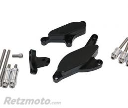 SIFAM Kit Protection de Carters CNC Anodis�s Noir ZX-10R 2008-2010 Gauche et Droit