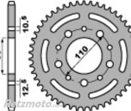 Kit cha�ne Honda VT600 Shadow D.I.D 525VX3 16x44 (couronne standard)