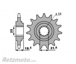 Kit cha�ne Kawasaki Z750 DID 520VX3 15/43 standard (couronne standard) 