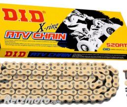 Cha�ne de transmission D.I.D 520 ATV2 or/noir 102 maillons