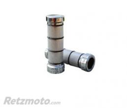 Poign�es Progrip 866 - Custom-� 24/28 mm. Long. : 140 mm. Chrome alu