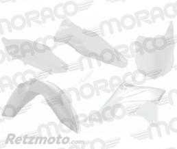 RTECH Kit plastique Kawasaki 5 pi�ces Blanc