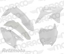 RTECH Kit plastique Suzuki 5 pi�ces Blanc