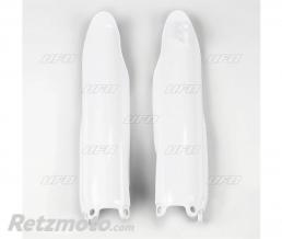 Protections de fourche UFO blanc Yamaha