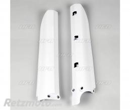 Protections de fourche UFO blanc Yamaha YZ85/85LW