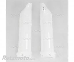 Protections de fourche UFO blanc Kawasaki KX85