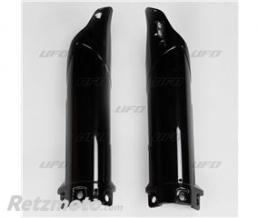 UFO Protections de fourche UFO noir Kawasaki KX85