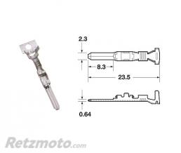 RTZ Cosse femelle s�rie 090 SMTO BIHR �0,85mm�/1,25mm� - 50pcs