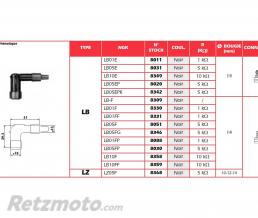 Anti-parasite NGK LZ05F noir pour bougie sans olive