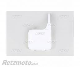 Plaque num�ro frontale UFO blanc Honda
