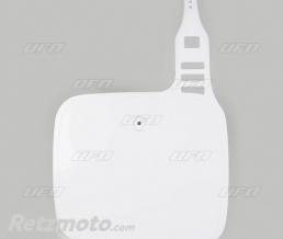 Plaque num�ro frontale UFO blanc Yamaha