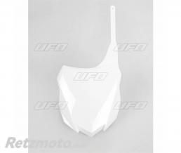 UFO Plaque num�ro frontale UFO blanc Kawasaki KX250F/450F