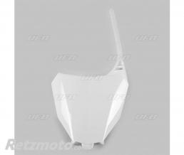 Plaque num�ro frontale UFO blanc Honda CRF450R/RX