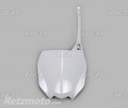 Plaque num�ro frontale UFO blanc Yamaha YZ450F