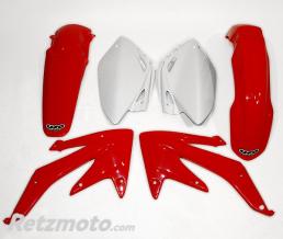 UFO Kit plastique UFO couleur origine rouge/blanc Honda CRF450R