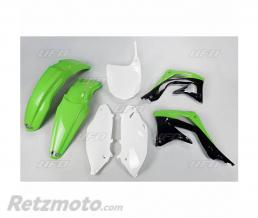 Kit plastique UFO couleur origine vert/noir/blanc Kawasaki KX450F