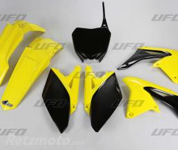 UFO Kit plastique UFO couleur origine jaune/noir Suzuki RM-Z250