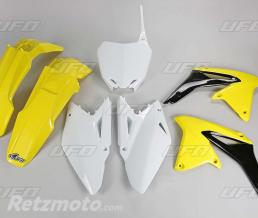 Kit plastique UFO couleur origine jaune/noir/blanc Suzuki RM-Z450